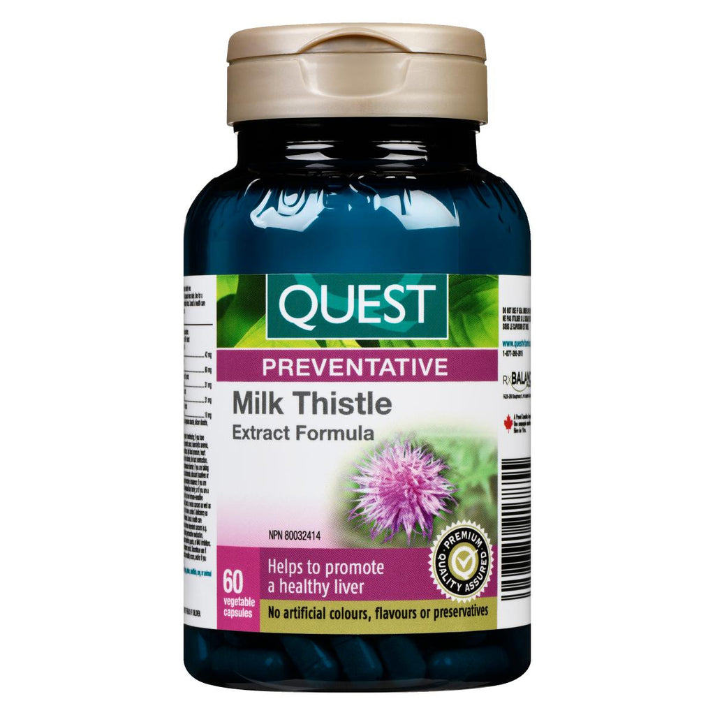 Formule à l'extrait de chardon-Marie Quest® (60 capsules) - 338456
