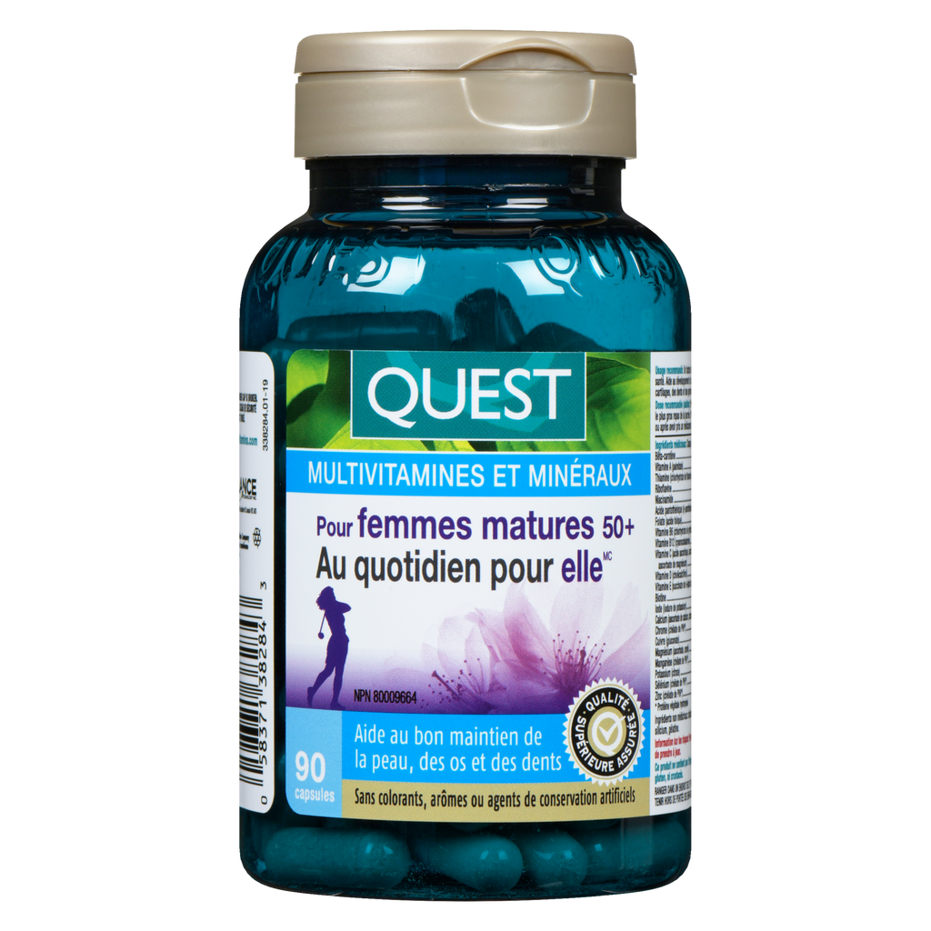 Quest® Her Daily One™ pour femmes matures de plus de 50 ans (90 capsules) - 338284