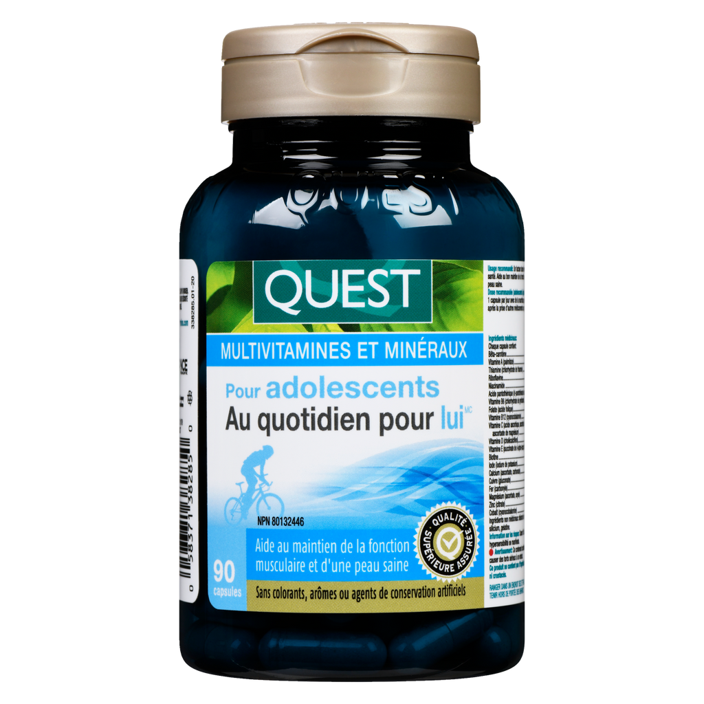 Quest® His Daily One™ pour adolescents (90 capsules) - 338285