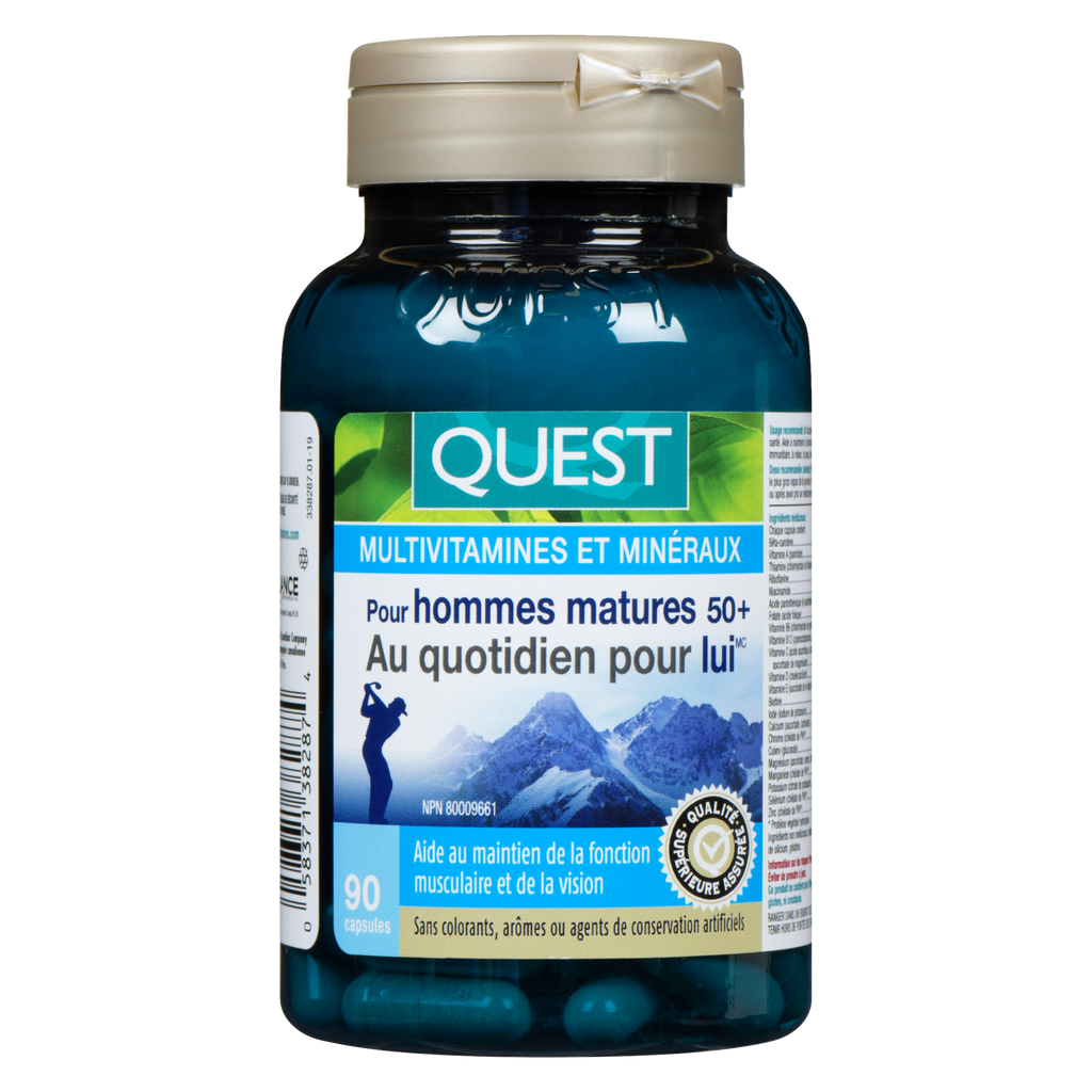 Quest® His Daily One™ for Men 50+ (90 Capsules) - 338287
