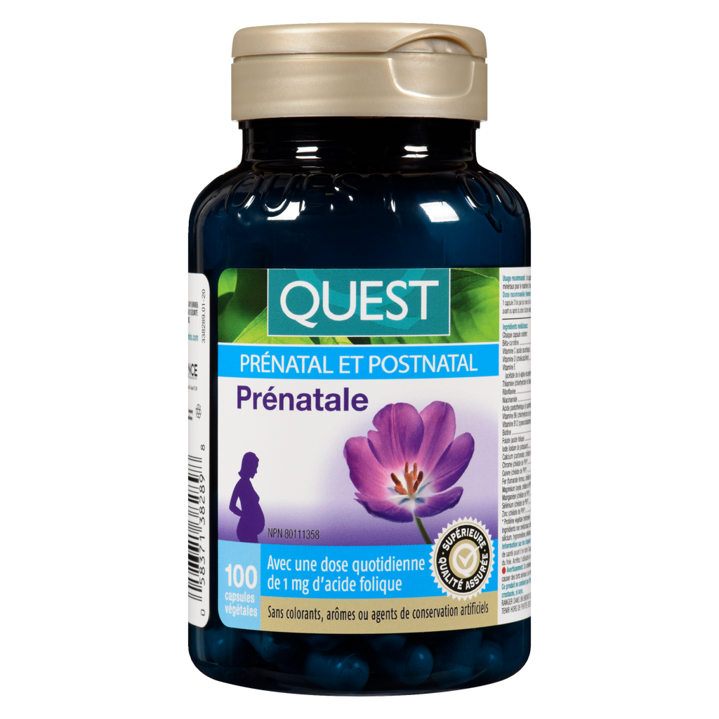 Quest® Prenatal (100 capsules végétales) - 338289