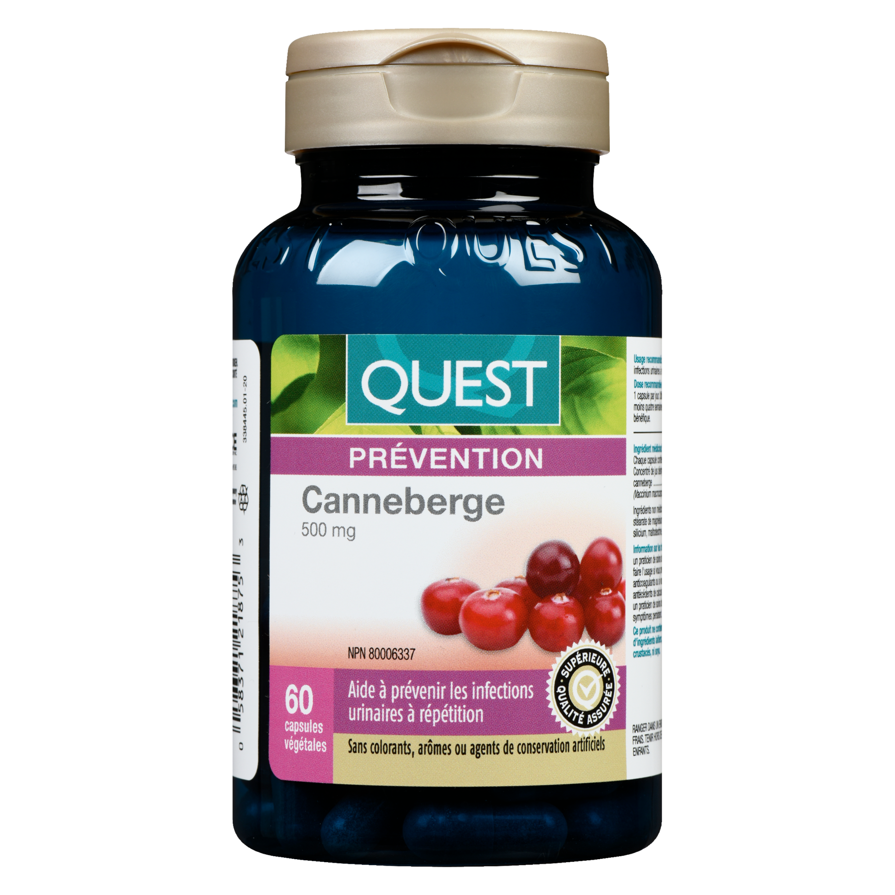 Quest® Cranberry Extract (60 Veggie Capsules) - 338445