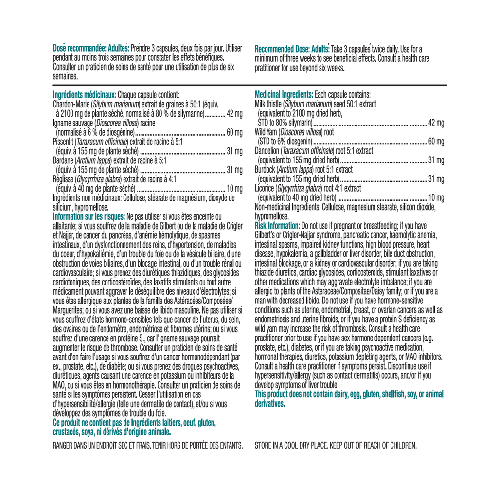 Formule à l'extrait de chardon-Marie Quest® (60 capsules) - 338456