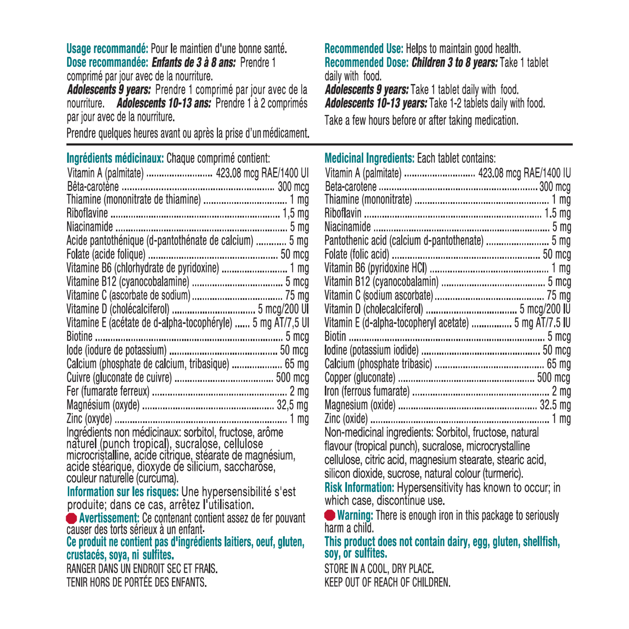 Quest® Kid's Daily One™ Chewable (120 Tablets) - 338281