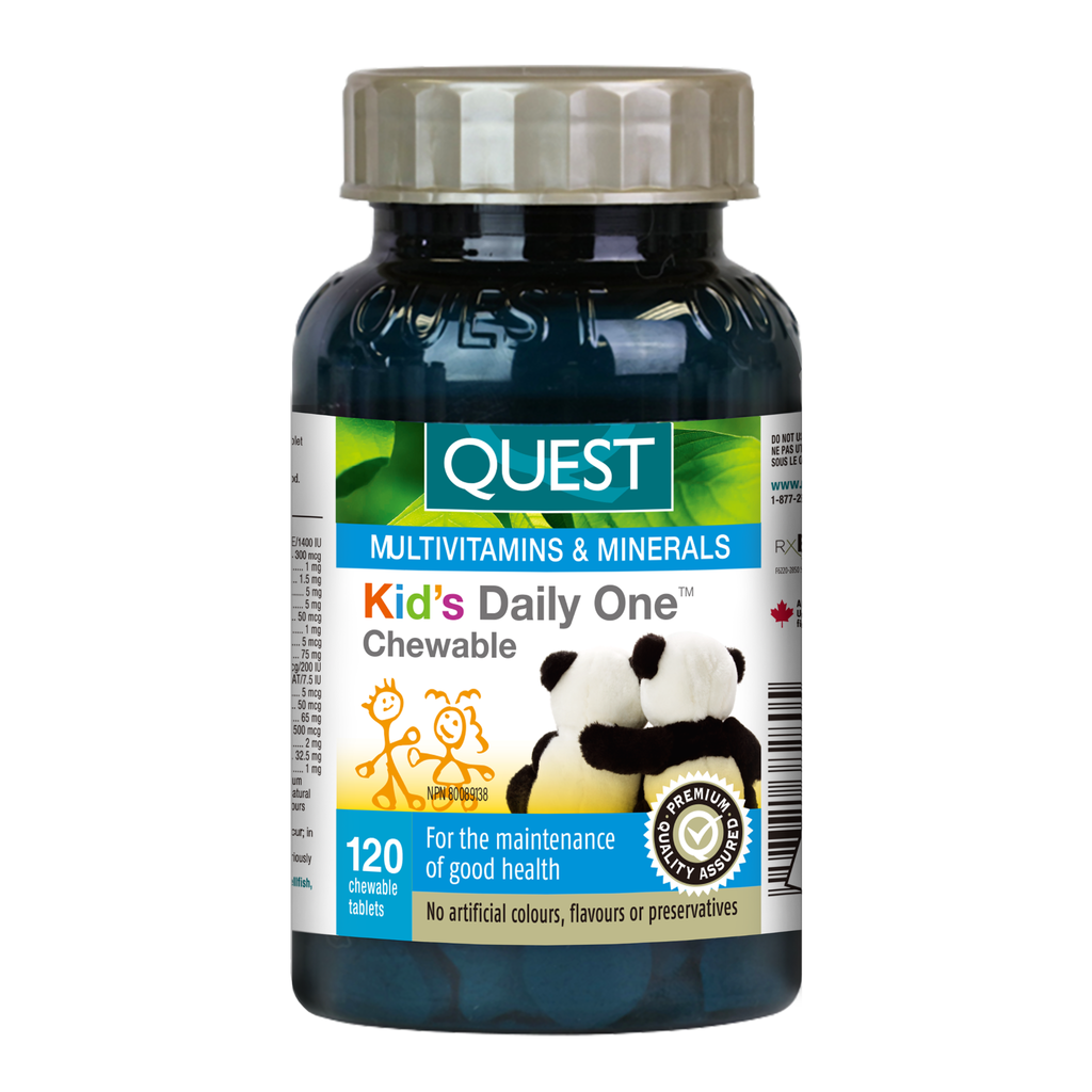 Quest® Kid's Daily One™ Comprimés à croquer (120 comprimés) - 338281