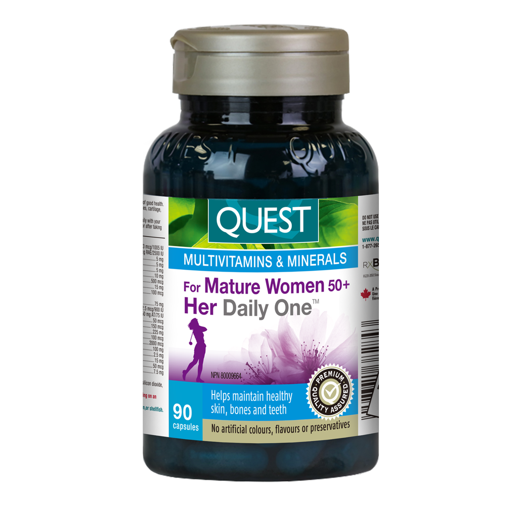 Quest® Her Daily One™ pour femmes matures de plus de 50 ans (90 capsules) - 338284
