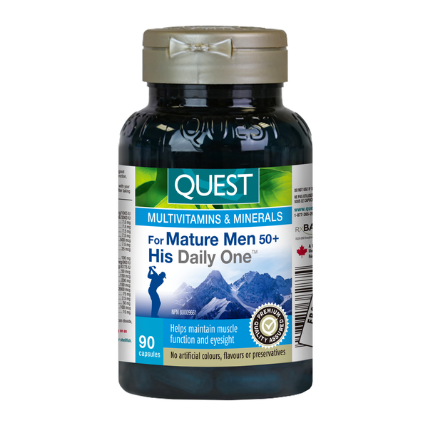 Quest® His Daily One™ for Men 50+ (90 Capsules) - 338287
